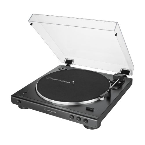 Toca-Discos Audio-Technica AT-LP60XBT-BK-C Bluetooth Automatico Belt-Drive