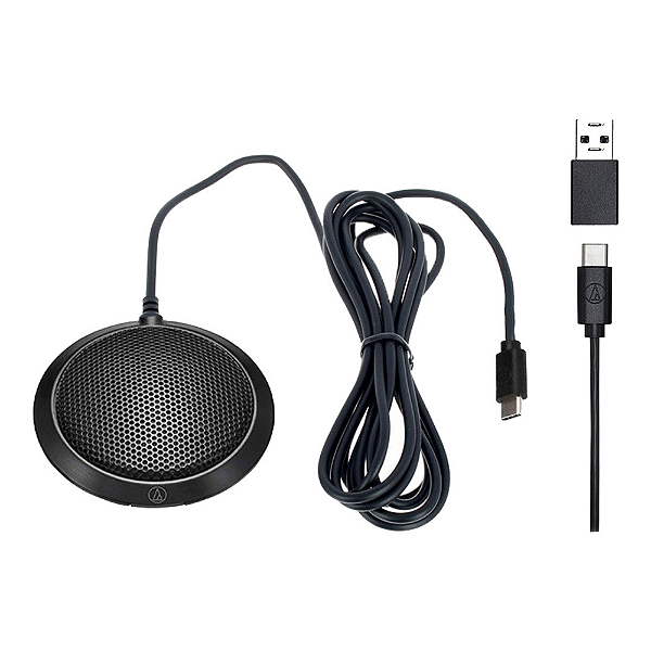 Microfone Audio-Technica ATR4697-USB de Superficie Boundary Omnidirecional para Reunioes