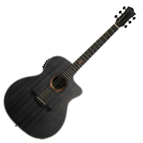 Violão Tagima OG33 Signature Cacau Santos Black Open Pore com Captação Piezo e EQ TEQ-8