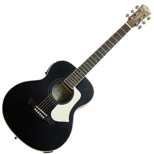 Violão Eletroacústico Tagima Porteño GS Mini NC BKS Black Folk Non-Cutaway Aço com Tampo Spruce