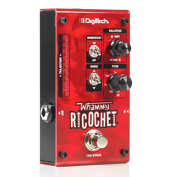 Pedal de Pitch Shift Digitech Whammy Ricochet - Efeito Whammy Sem Treadle com Ballistics e 7 Intervalos