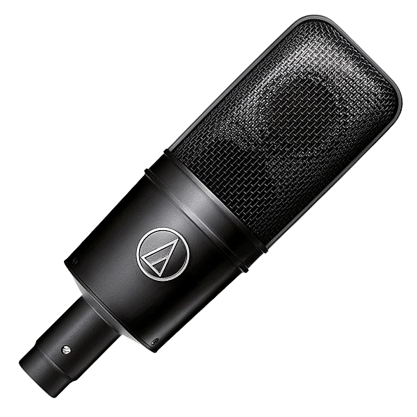 Microfone Audio-Technica AT4040 Condensador Cardióide Large Diaphragm - Estúdio Vocal com Shock Mount e Filtro HPF