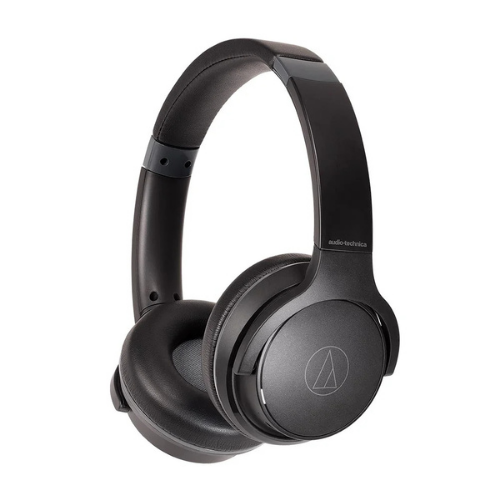 Fone de Ouvido Bluetooth Audio-Technica ATH-S220BTBK Preto com 60h de Bateria e Carga Rápida