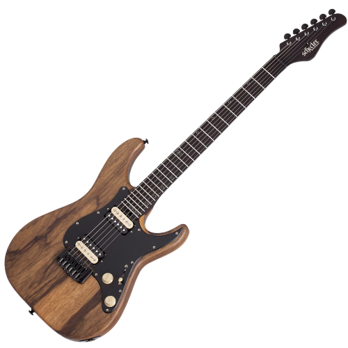 Guitarra Schecter Sun Valley Super Shredder Exotic HT CEP Cat's Eye Pearl com Captadores Schecter USA SuperCharger Mach-6 HH e Ponte Hipshot Hardtail