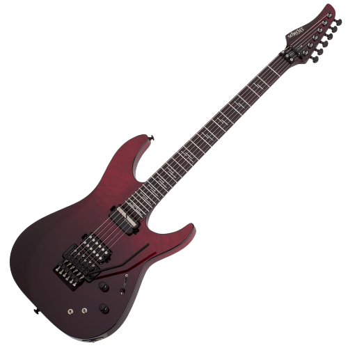 Guitarra Schecter Reaper-6 FR-S Elite BB Blood Burst com Captadores Schecter Diamond Decimator HH e Ponte Floyd Rose Special 'Hot Rod' Locking Tremolo