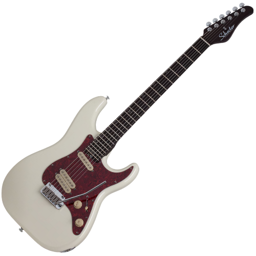 Guitarra Schecter MV-6 OW Olympic White com Captadores Diamond 351 HSS e Ponte 2-Point Tremolo 4204
