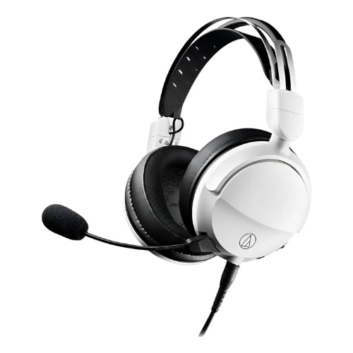 Headset Gamer Audio-Technica ATH-GL3WH Branco Closed-Back de Alta Fidelidade com Microfone Destacável