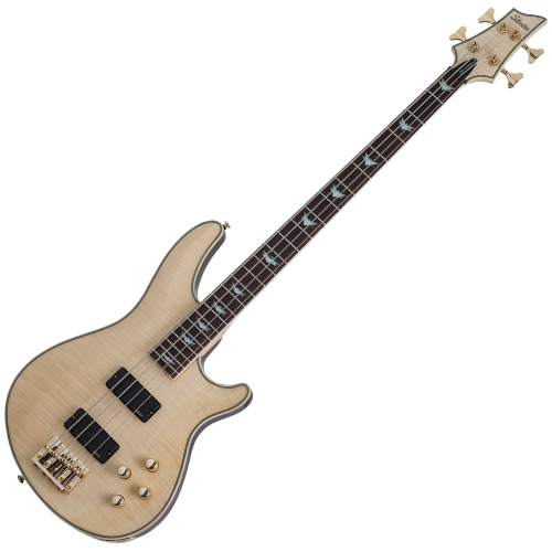 Contrabaixo Schecter Omen Extreme-4 Gloss Natural com Captadores Schecter Diamond Bass e Ponte Schecter Diamond Bass 2050
