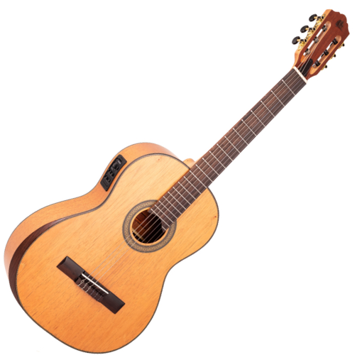 Violão Eletroacústico Marquês VN-180NSEQ Natural Fosco Anatômico 100 % Maciço com Armrest e Fishman Clasica III