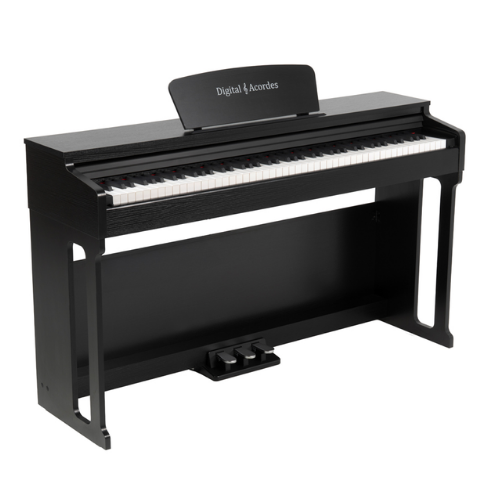 Piano Digital Acordes P2006 PRETO com 88 Teclas Pesadas Ação de Martelo Graduado e Polifonia de 64 Notas