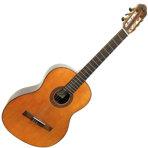 Violão Eletroacústico Marquês 7-VN-145NBEQ 7 Cordas Super Flat Natural Sombra com Fishman Clasica III