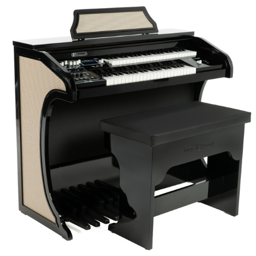 Órgão Digital Acordes AC400S Preto com Teclados Waterfall e 128 Timbres GM