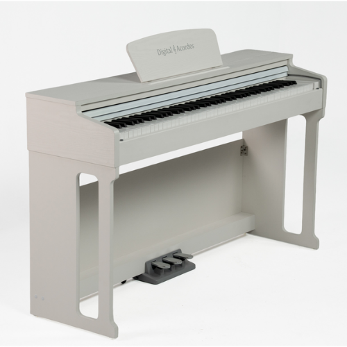Piano Digital Acordes P2006 Branco com 88 Teclas Pesadas Ação de Martelo Graduado e Polifonia de 64 Notas
