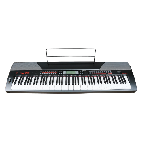 Piano Digital Acordes AC-3000 Portátil com 88 Teclas Sensíveis Polifonia 128 600 Vozes USB MIDI