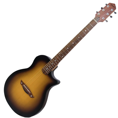 Violão Eletroacústico Giannini Stage STS SPC Tobacco com Equalizador UK-T3 e Cordas Aço