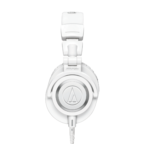 Fone de Ouvido Profissional Audio-Technica ATH-M50x White com Drivers 45mm Neodímio, Cabos Desconectáveis e Isolamento Sonoro Excepcional