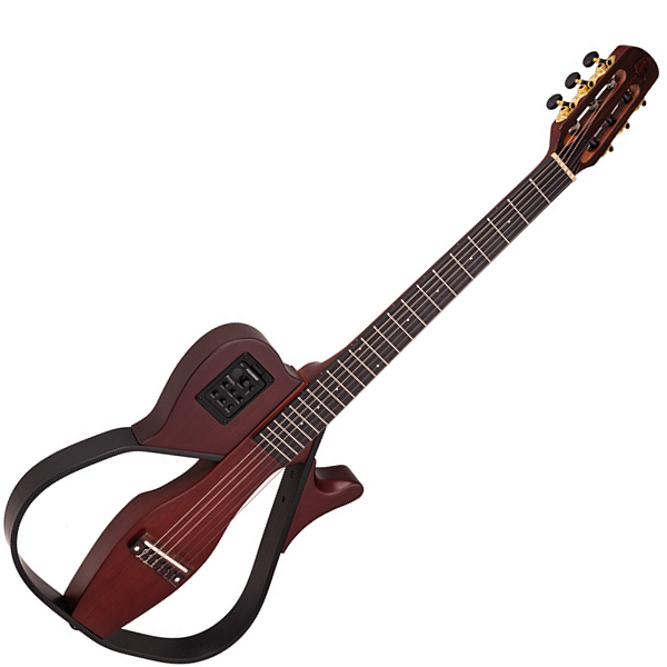Violão Nylon Eletroacústico Marques VN-18CTSEQ CTS Castanho Fosco Vazado Cutaway com Pré Fishman Clásica III e Tensor Bidirecional