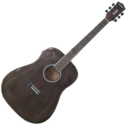 Violão Eletroacústico Waldman DE141 GY Gray Dreadnought com Tampo Basswood e Equalizador EQ-3RT 3 Bandas