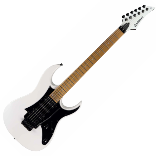 Guitarra Waldman WIG250 WH White com Captadores HSH Cerâmicos e Ponte Floyd Tremolo Black e Bag