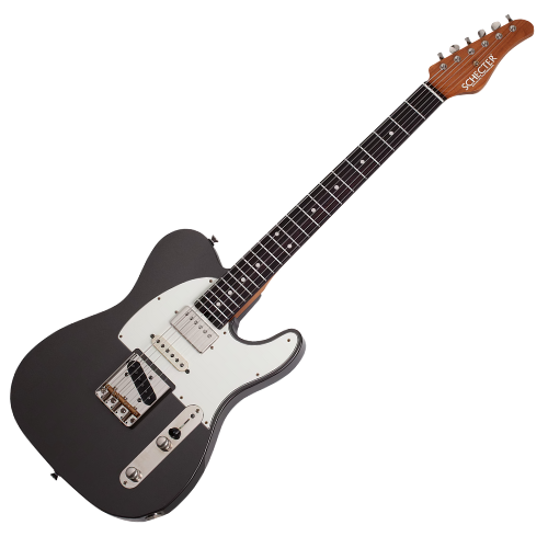 Guitarra Schecter USA PT Wembley Studio Charcoal com Captadores Schecter USA Pasadena Plus e Pasadena e Ponte Hipshot Hardtail 7143