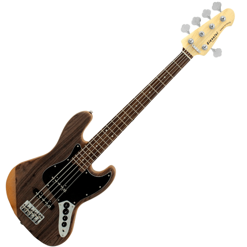 Contrabaixo Giannini Masterwood Sonic ST GMW83B-5 5 Cordas com Captadores Wilkinson JJ Ativos e Tampo Pau-Ferro