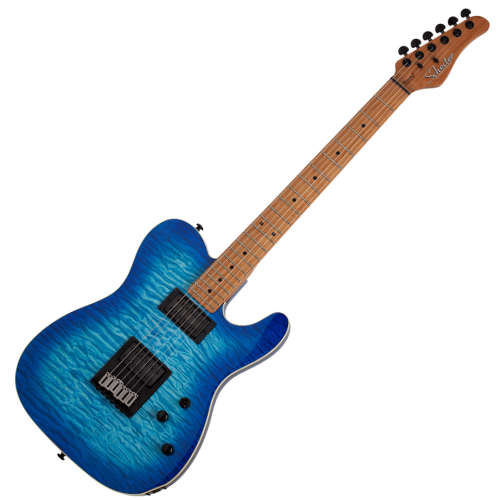 Schecter PT Pro TBB Trans Blue Burst com Captadores Schecter USA Z-Plus HH e Ponte PT-H String-Thru 864