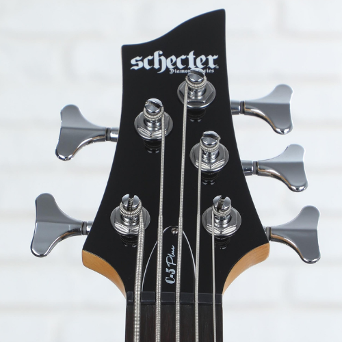 Contrabaixo Schecter C-5 Plus Ocean Blue Burst OBB #592 com Captadores Schecter Diamond Bass HH e Ponte Diamond Bass