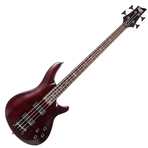 Contrabaixo Schecter SGR C-4 Bass Walnut Satin com Captadores Diamond Bass e Ponte Diamond Bass 3849