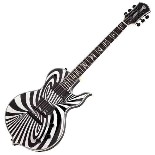 Guitarra Schecter Odin Grail Blizzard Vintage White com Captadores EMG 81/85 e Ponte TonePros T3BP TOM 4541