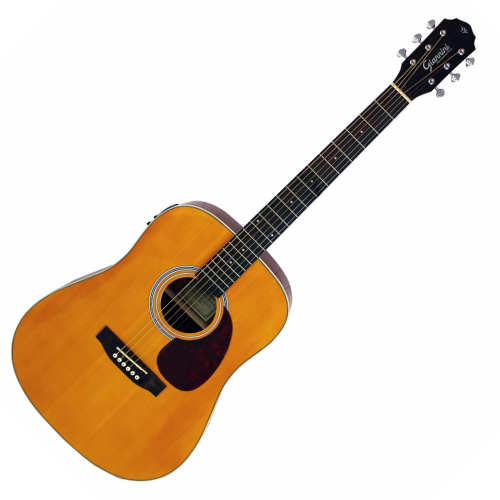Violão Aço Eletroacústico Giannini Performance Plus GDR Plus EQ Natural Glossy NG com Equalizador MT-3 Ativo 3 Bandas e Afinador Cromático