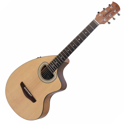 Craviola Eletroacústica Giannini CRA36S CEQ Natural Satin NS com Equalizador MG-30 Ativo 3 Bandas e Afinador