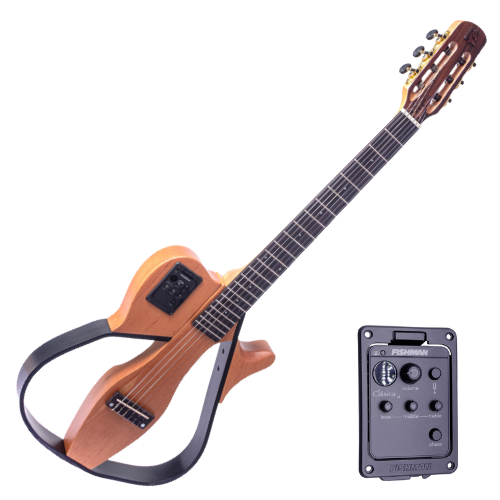 Violão Elétrico Marquês VN-18NSEQ Natural Fosco Vazado Cutaway com Pré Fishman Clasica III EQ 3 Bandas Afinador e Tampo Cedro Inteiriço