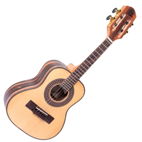 Cavaco Eletroacústico Marquês CA-234NSEL Natural Fosco Maciço com Tampo Pinho Alemão Laterais e Fundo Ébano Captador Passivo Cap-06 e Som Equilibrado Premium