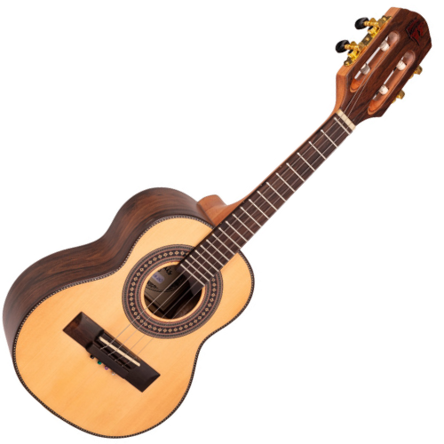 Cavaco Eletroacústico Marquês CA-210NSEL Natural Fosco Maciço com Tampo Pinho Alemão Laterais e Fundo Louro Preto Captador Passivo Cap-06 e Som Equilibrado Premium