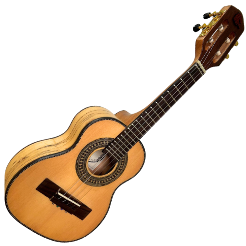 Cavaco Eletroacústico Marquês CA-225NSEL Natural Fosco Maciço com Tampo Pinho Alemão Laterais e Fundo Jacarandá Captador Passivo Cap-06 e Som Equilibrado Premium