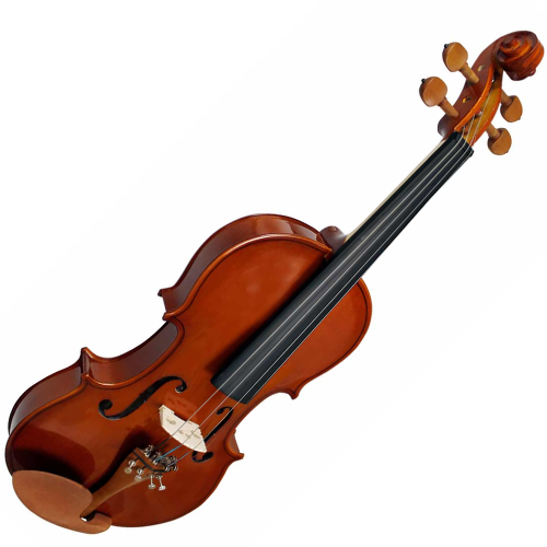 Violino Giannini GVS 4/4 Natural com Arco Octagonal Breu e Case Térmico