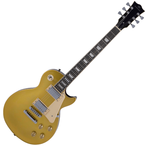 Guitarra Elétrica Michael Traditional GM730N Gold GD com Captadores Humbucker Tarraxas Vintage e Ponte Fixa com Tailpiece