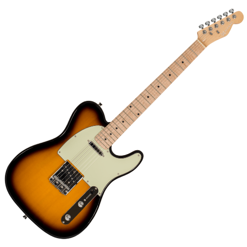 Guitarra Elétrica Michael Slide GM385N Vintage Sunburst VS com Captadores Single Coil e Lipstick Tarraxas Blindadas e Ponte Standard