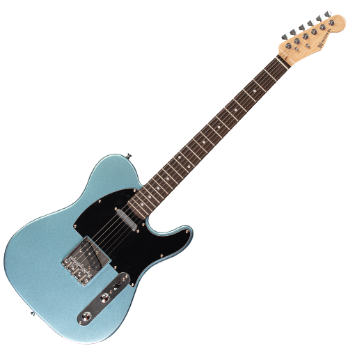 Guitarra Michael GMT400 TL Luminis BUM Metallic Blue com Corpo Basswood Braço Maple e Captadores Michael Velvet Alnico Single Coil Lipstick SS