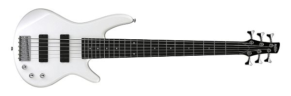 Baixo 6 Cordas SR GIO Pearl White Ibanez SR Series GSR186-PW