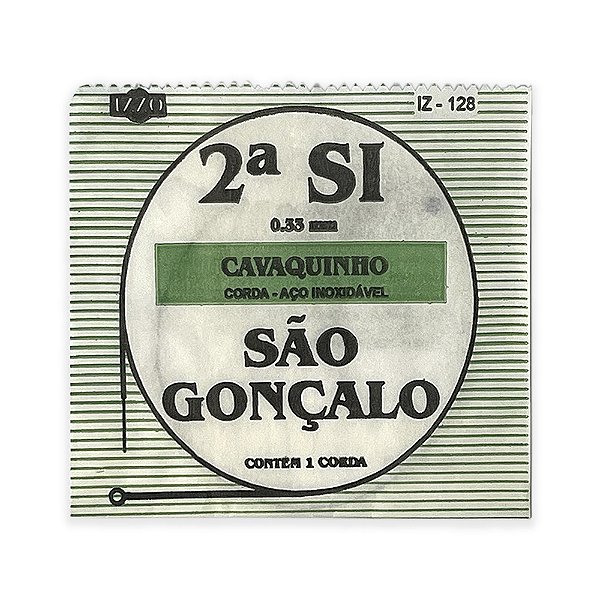 Corda Avulsa Cavaquinho 2 B Sao Goncalo 128 com bolinha