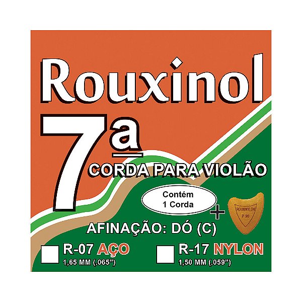 Corda Avulsa Violao Aço 7 Rouxinol R07 com Bolinha (Do)