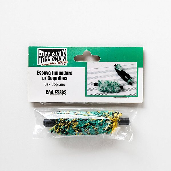 Escova Secadora Boquilha Sax Soprano Free Sax FSEBS