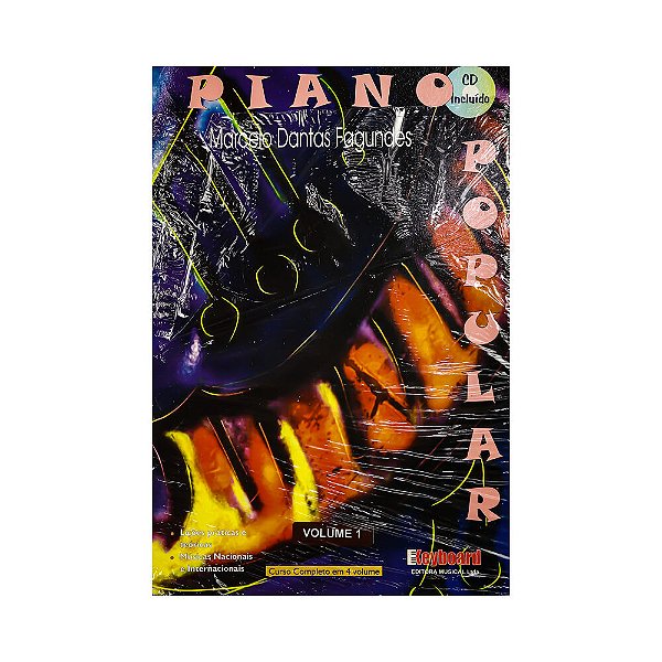 Metodo Piano Popular Vol 1 com CD Marcelo Dantas Fagundes
