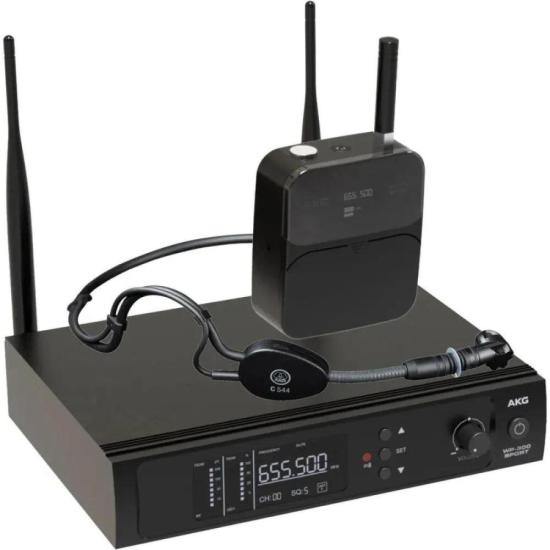 Sistema de Microfone Sem Fio UHF AKG 300 Sport