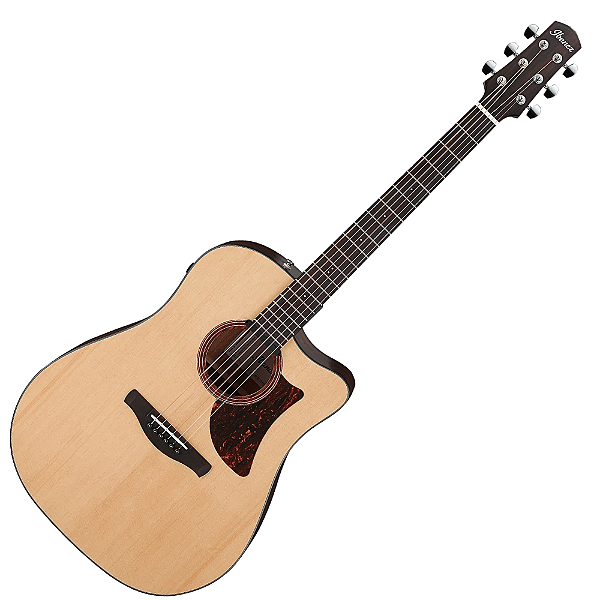 Violão Eletroacústico Ibanez AAD170CE-LGS Grand Dreadnought com Tampo Sitka Spruce Sólido Pré Ibanez Custom Electronics Tarraxas Die Cast Cromadas Encordoamento Aço e Acabamento Low Gloss