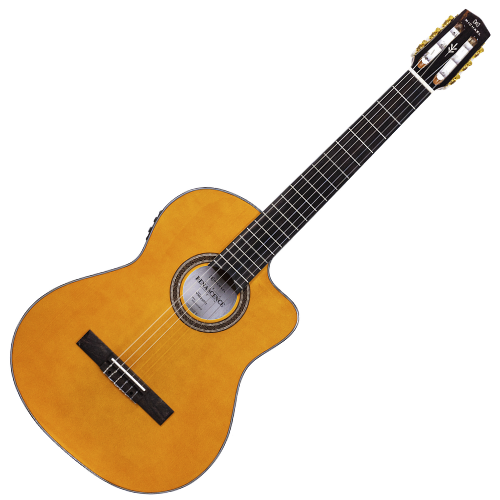Violão Eletroacústico Michael Renascence VMR250FL Flat Cutaway Nylon com Tampo Spruce Fundo e Laterais Mahogany Braço Nato Escala Rosewood e Equalizador Michael DUO