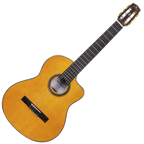 Violão Eletroacústico Michael Renascence VMR250CE Cutaway Nylon com Tampo Spruce Fundo e Laterais Mahogany Braço Nato Escala Rosewood e Equalizador Michael DUO