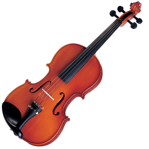 Violino Infantil Michael VNM08 Tradicional 1/8 com Tampo Spruce Sólido Fundo Maple 4 Microafinadores Estojo Térmico Arco e Breu