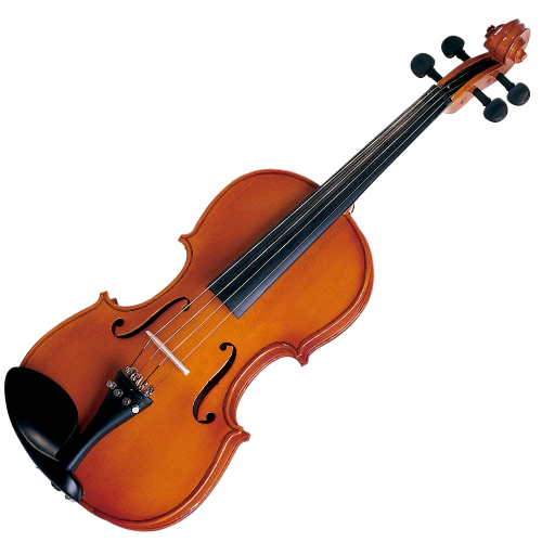 Violino Michael VNM40 Tradicional 4/4 com Tampo Spruce Sólido Fundo Maple 4 Microafinadores Case Térmico Arco Espaleira e Breu